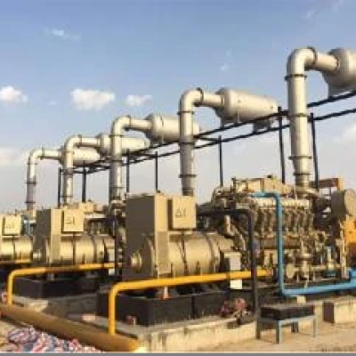 Genset Gas Asli India 5×1000kW dan 4 Set Set Pemampat Didorong Oleh Gas Eng