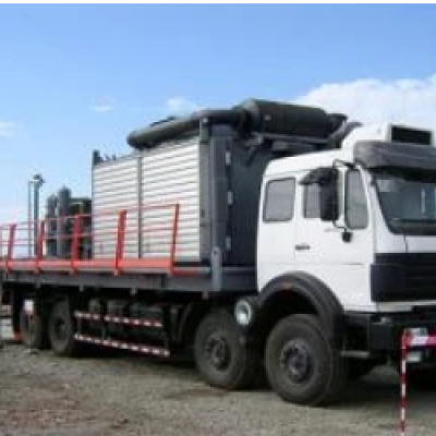 Pemampat Lif Gas Mudah Alih 330kW Dikuasakan oleh Enjin Diesel di Beijing, China