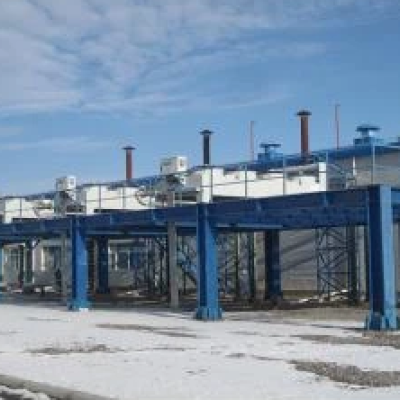 Talian C Genset Gas 16×1160kW Saluran Paip Asia Tengah